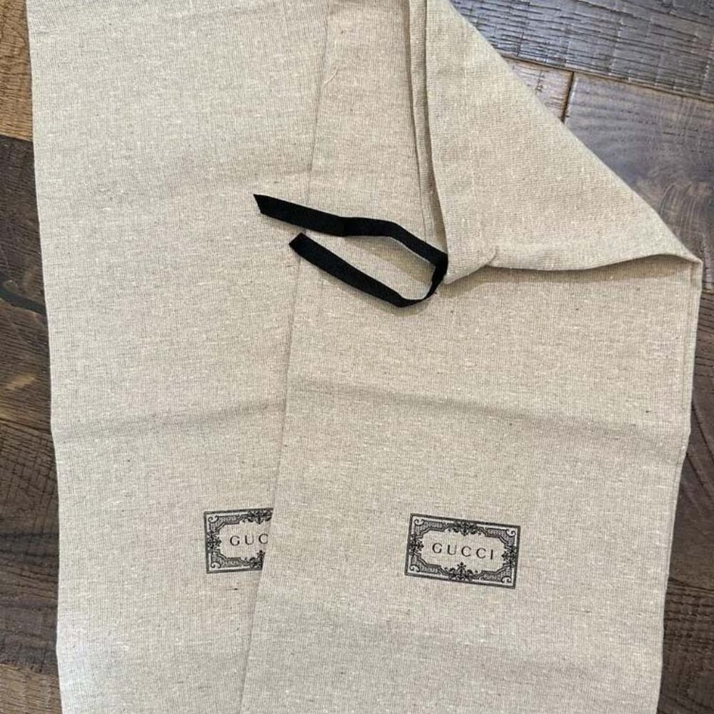 Gucci shoe dust bags